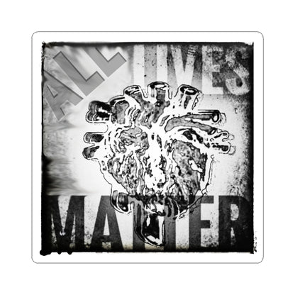 MORBID LUSH - ALL LIVES MATTER - Kiss-Cut Stickers | Motivational Decor, Laptop Accessories.