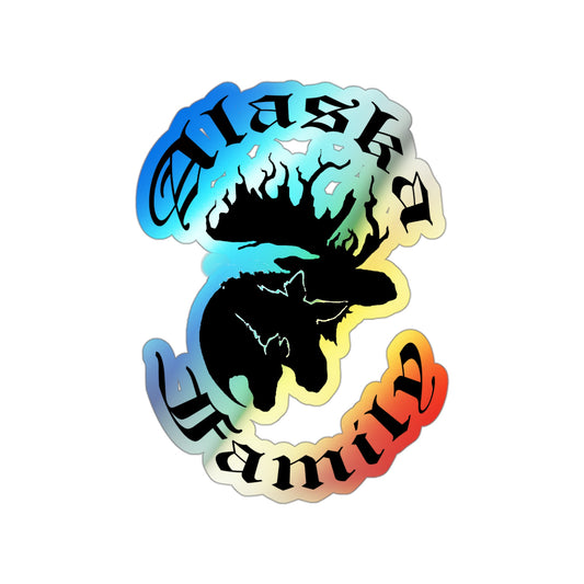 MORBID LUSH - Alaska Family - Holographic Die-Cut Stickers