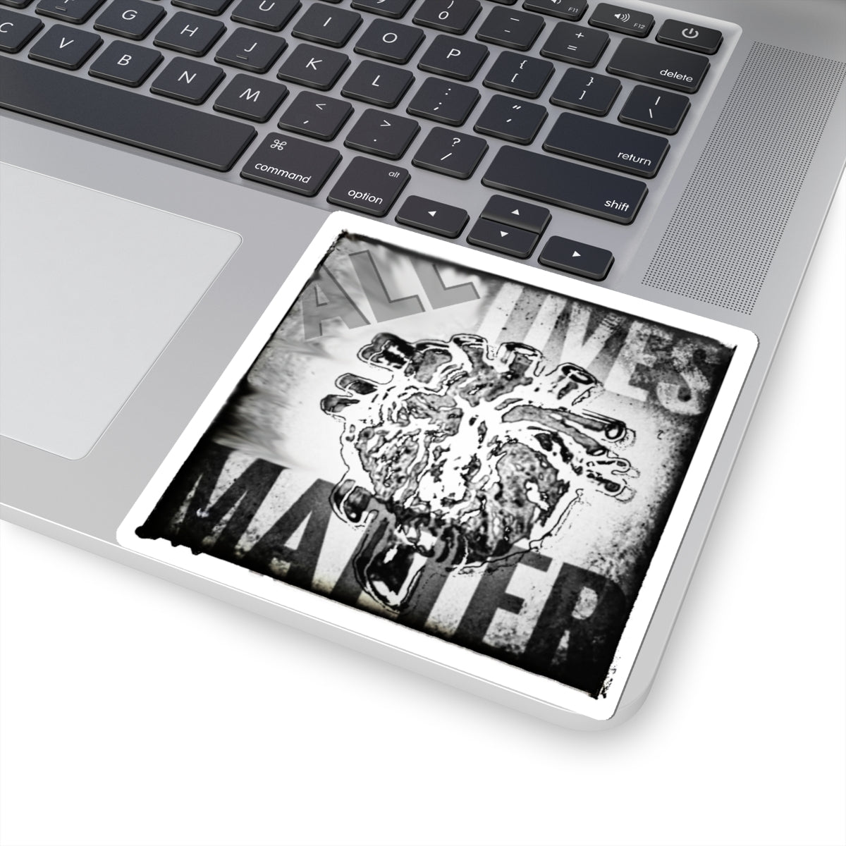 MORBID LUSH - ALL LIVES MATTER - Kiss-Cut Stickers | Motivational Decor, Laptop Accessories.