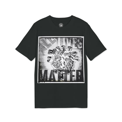 MORBID LUSH - ALL LIVES MATTER - BLACK GRAPHIC T-SHIRT - Unisex Creator 2.0 Spiritual T-Shirt | Uplifting Apparel for Faith and Expression.