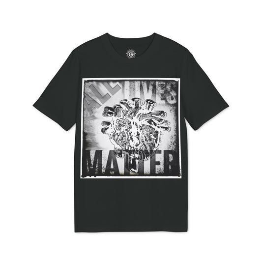 MORBID LUSH - ALL LIVES MATTER - BLACK GRAPHIC T-SHIRT - Unisex Creator 2.0 Spiritual T-Shirt | Uplifting Apparel for Faith and Expression.