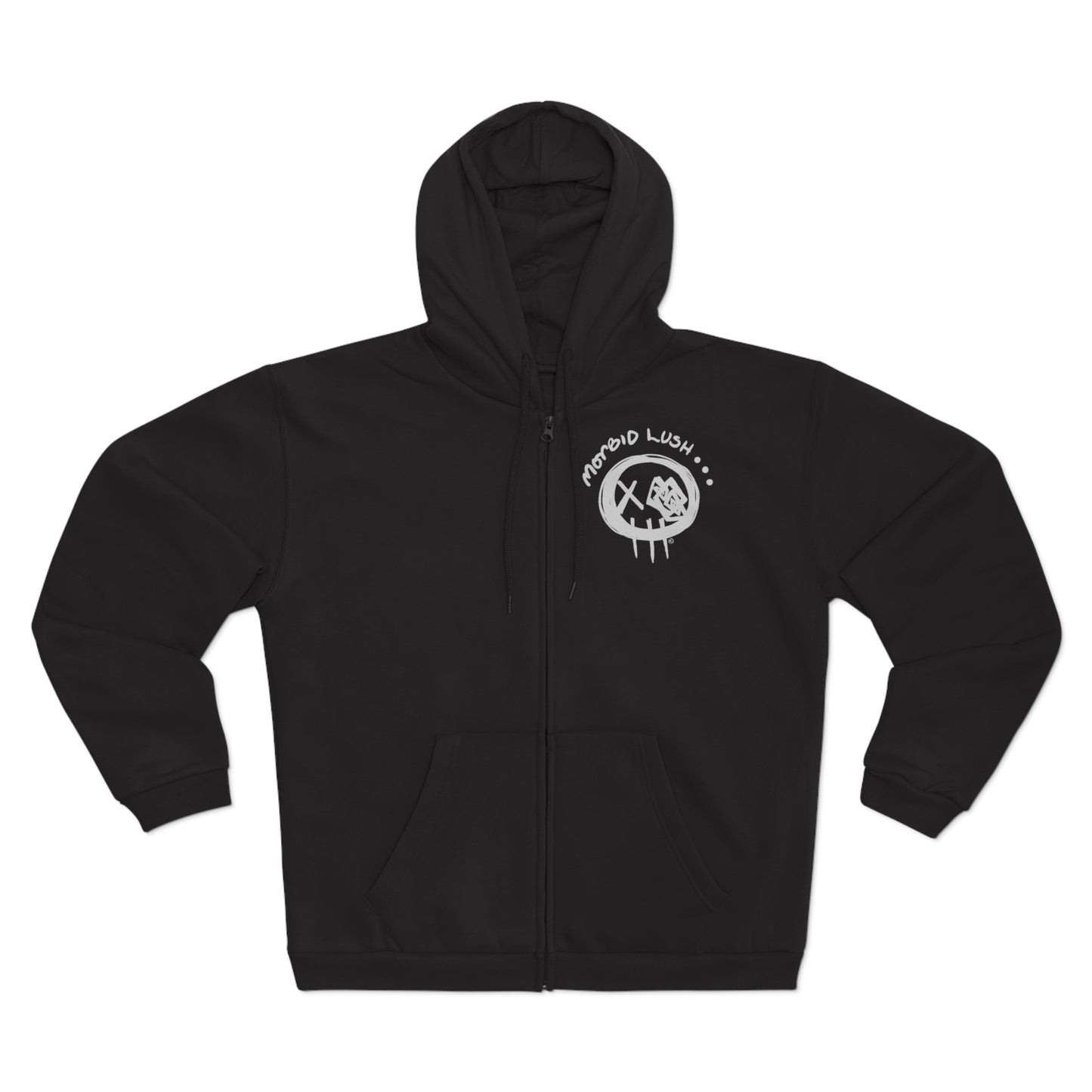 MORBID LUSH - Alaska - Black Zip-Up Hoodie