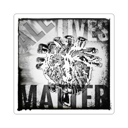 MORBID LUSH - ALL LIVES MATTER - Kiss-Cut Stickers | Motivational Decor, Laptop Accessories.