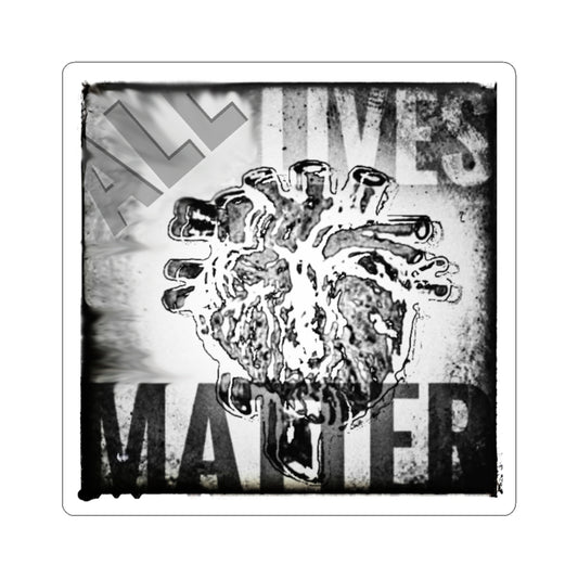 MORBID LUSH - ALL LIVES MATTER - Kiss-Cut Stickers | Motivational Decor, Laptop Accessories.