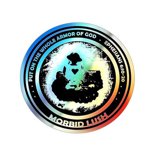 MORBID LUSH - Armor of God - Holographic Sticker