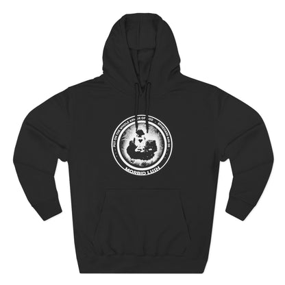 MORBID LUSH - ARMOR OF GOD - BLACK FLEECE HOODIE - Cozy Streetwear, Spiritual Gift, Trendy Unisex Apparel