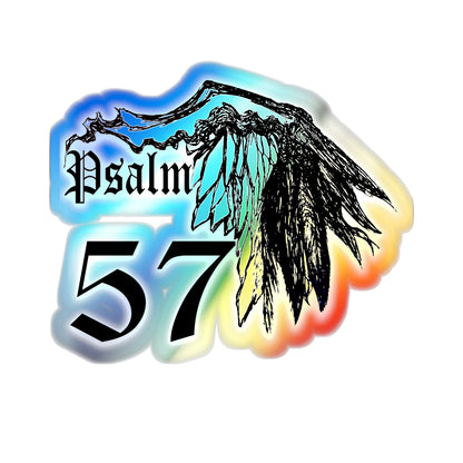 MORBID LUSH - Psalm 57 - Holographic Die-Cut Stickers