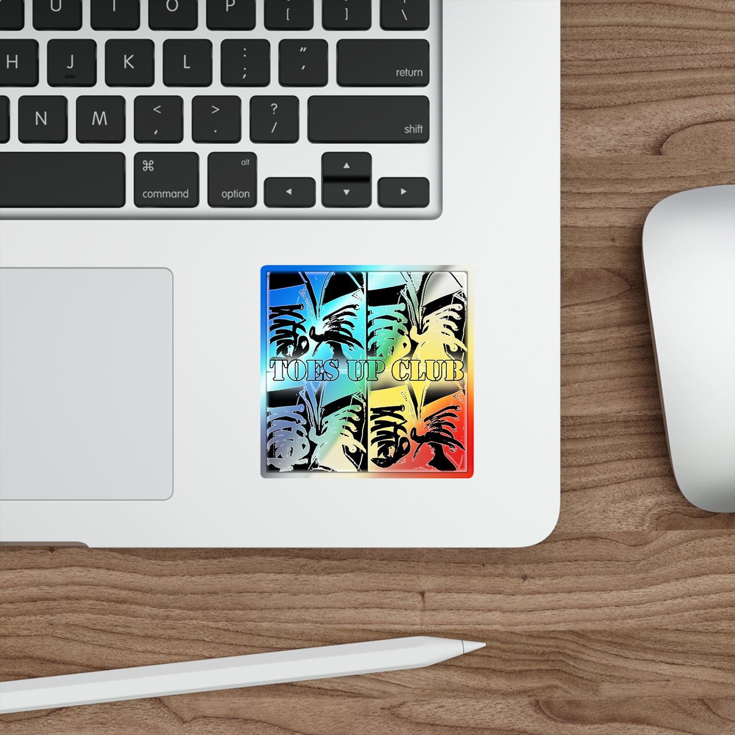 MORBID LUSH - Toes Up Club - Holographic Die-Cut Stickers