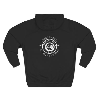 MORBID LUSH - MEANT FOR THE TENT - BLACK FLEECE HOODIE - Cozy Streetwear, Spiritual Gift, Trendy Unisex Apparel