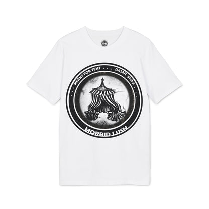 MORBID LUSH - MEANT FOR THE TENT - WHITE GRAPHIC T-SHIRT - Unisex Creator 2.0 Spiritual T-Shirt | Uplifting Apparel for Faith and Expression.