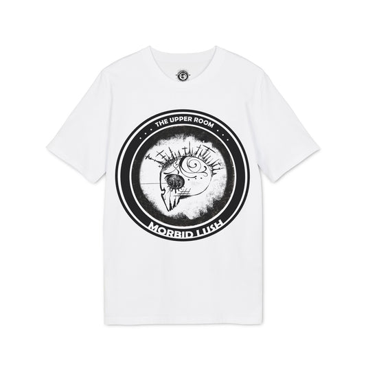 MORBID LUSH - THE UPPER ROOM - WHITE GRAPHIC T-SHIRT - Unisex Creator 2.0 Spiritual T-Shirt | Uplifting Apparel for Faith and Expression.