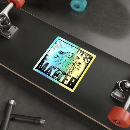MORBIDD LUSH - ALL LIVES MATTER - Holographic Die-Cut Stickers - Bold sticker Art, Stickers for Skaters