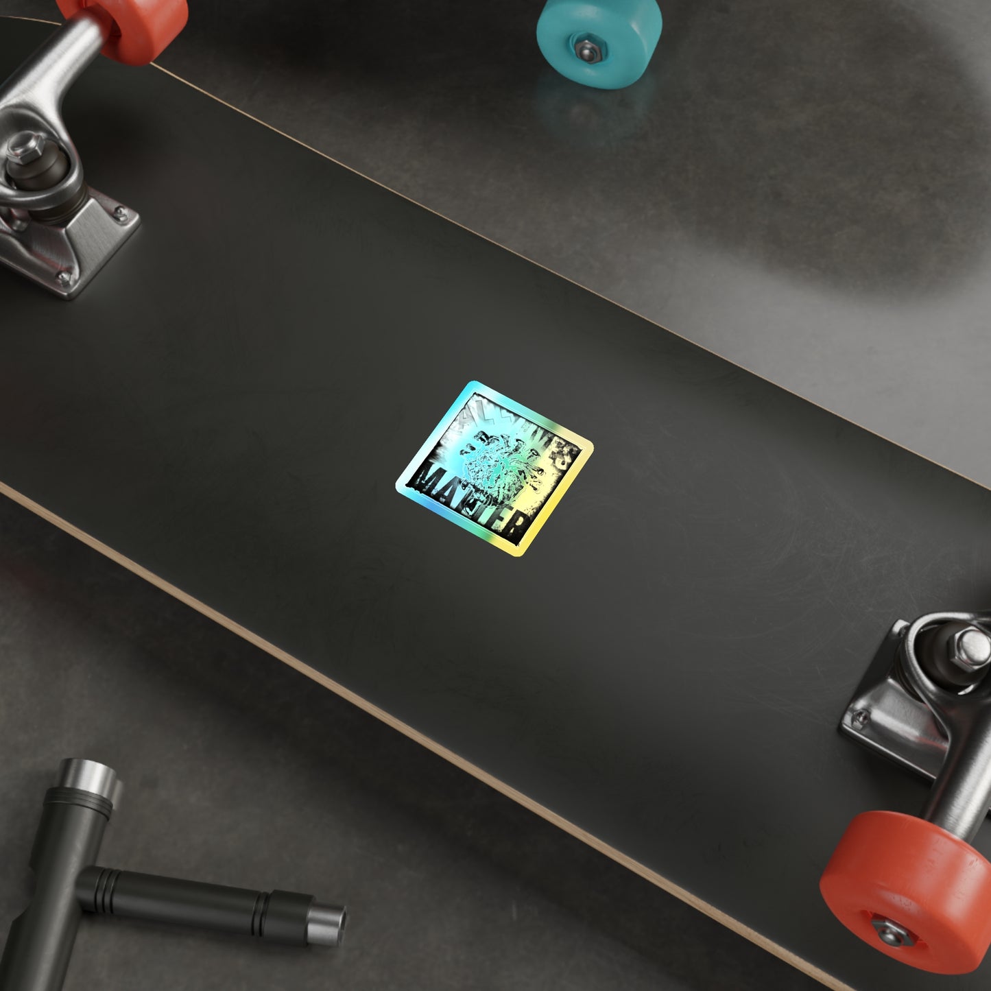 MORBIDD LUSH - ALL LIVES MATTER - Holographic Die-Cut Stickers - Bold sticker Art, Stickers for Skaters