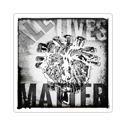 MORBID LUSH - ALL LIVES MATTER - Kiss-Cut Stickers | Motivational Decor, Laptop Accessories.