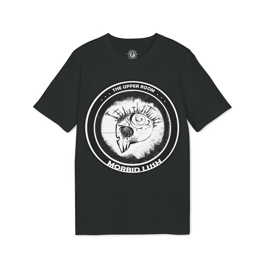MORBID LUSH - THE UPPER ROOM - BLACK GRAPHIC T-SHIRT - Unisex Creator 2.0 Spiritual T-Shirt | Uplifting Apparel for Faith and Expression.