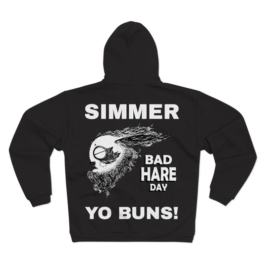 MORBID LUSH - Bad Hare Day - Black Zip-Up Hoodie