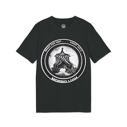 MORBID LUSH - MEANT FOR THE TENT - BLACK GRAPHIC T-SHIRT - Unisex Creator 2.0 Spiritual T-Shirt | Uplifting Apparel for Faith and Expression.