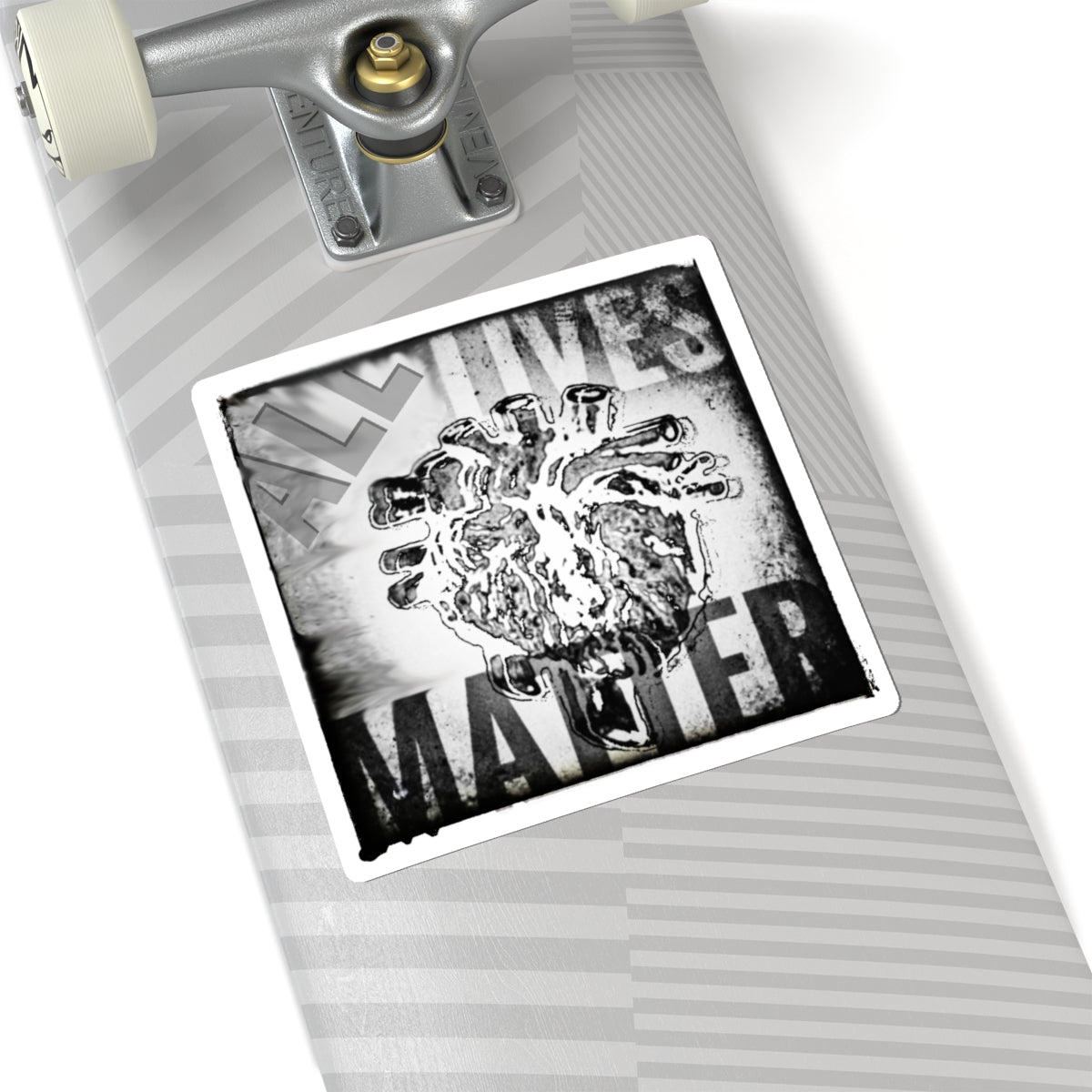 MORBID LUSH - ALL LIVES MATTER - Kiss-Cut Stickers | Motivational Decor, Laptop Accessories.