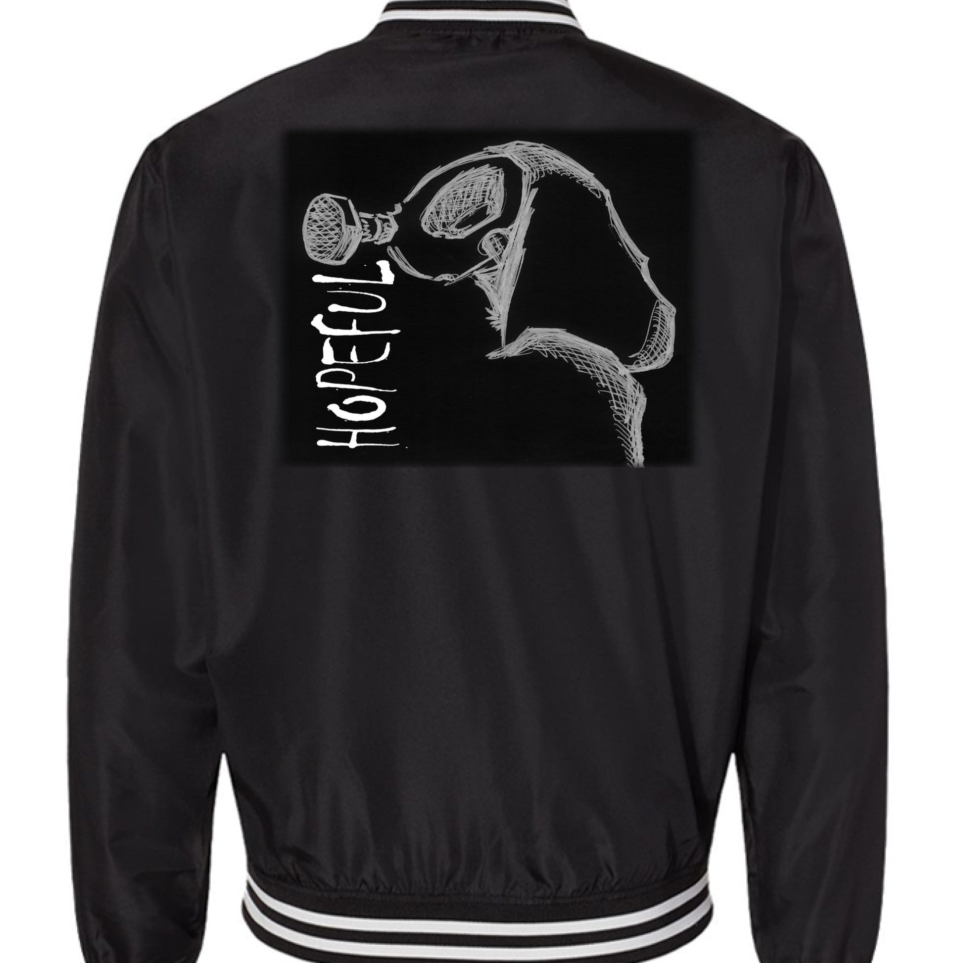 Black/ White Stripe - BACK